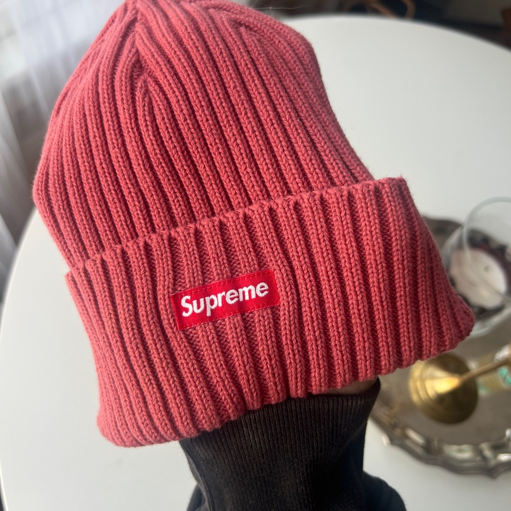 Supreme Overdyed Beanie Pink